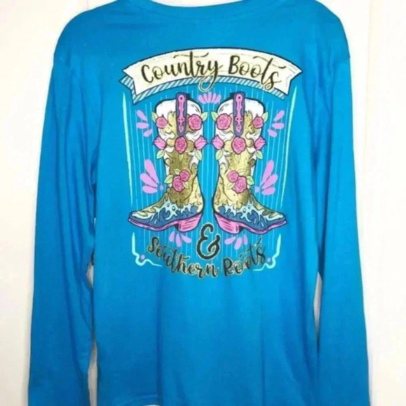 🆕Southern Y’all Country Girl Boots Graphic Tee🆕 - Picture 2 of 8
